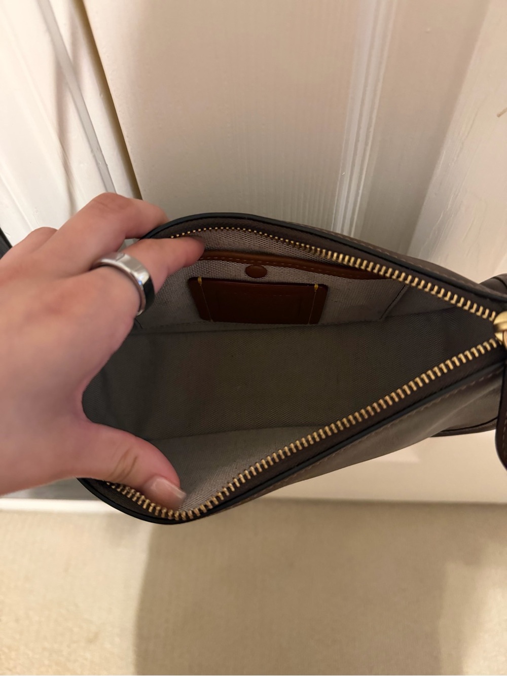 coach waverly maple shoulder bag - Picture 3 of 3